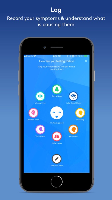Sensio Air: Allergy Tracker screenshot 2