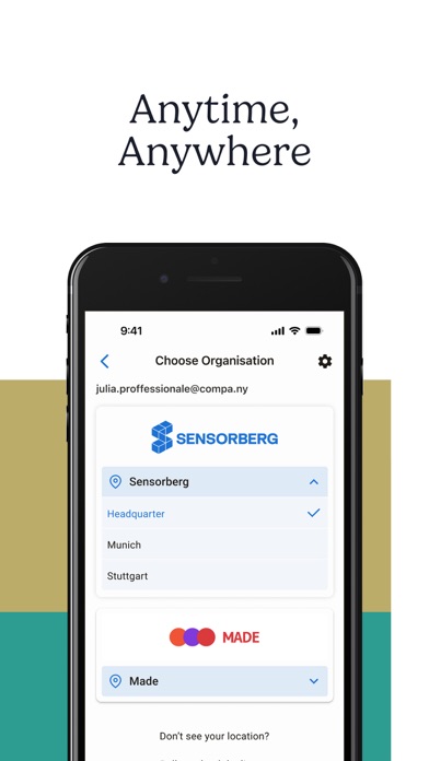 Sensorberg One Access screenshot 2