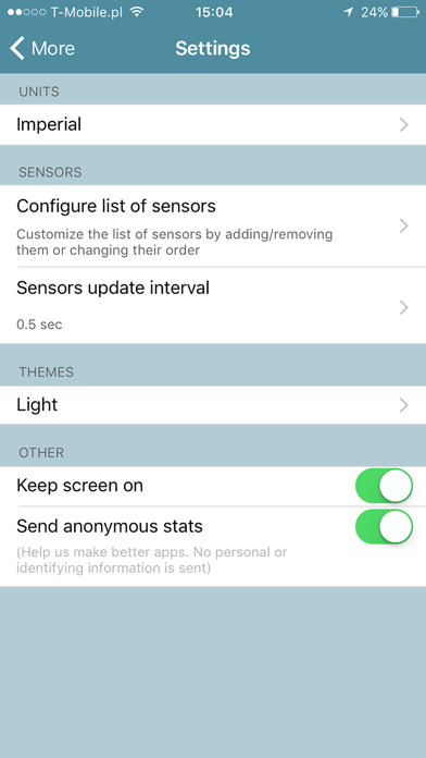 Sensors Toolbox screenshot 1
