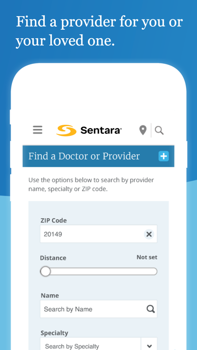 Sentara MyChart screenshot 4