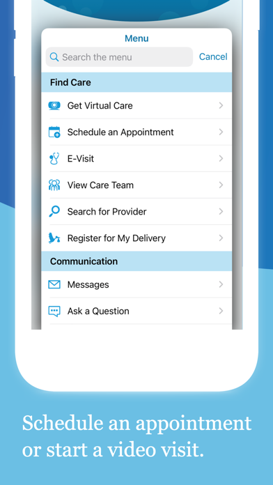 Sentara MyChart screenshot 5