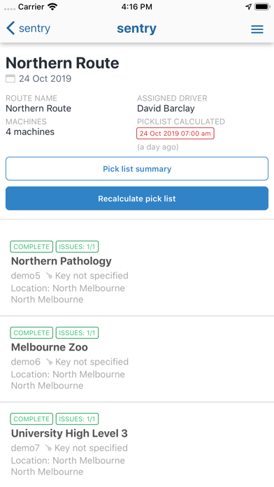 Sentry screenshot 1