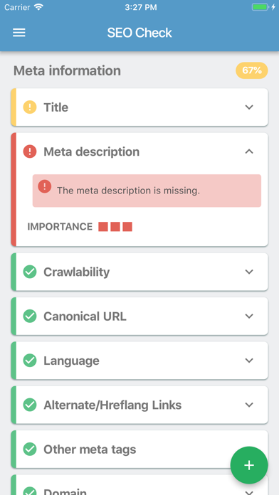 Seobility SEO Check screenshot 6
