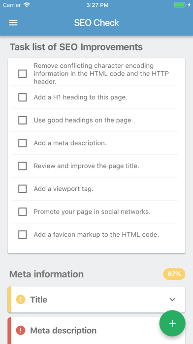 Seobility SEO Check screenshot 7