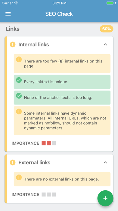 Seobility SEO Check screenshot 3
