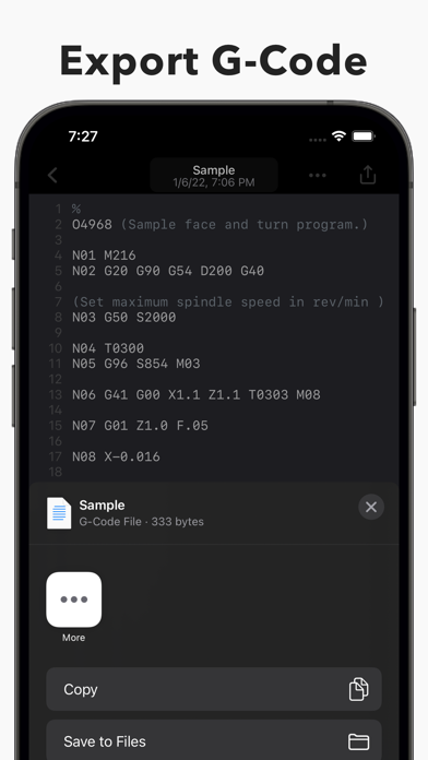 Sequence :: G-Code editor, CNC screenshot 1