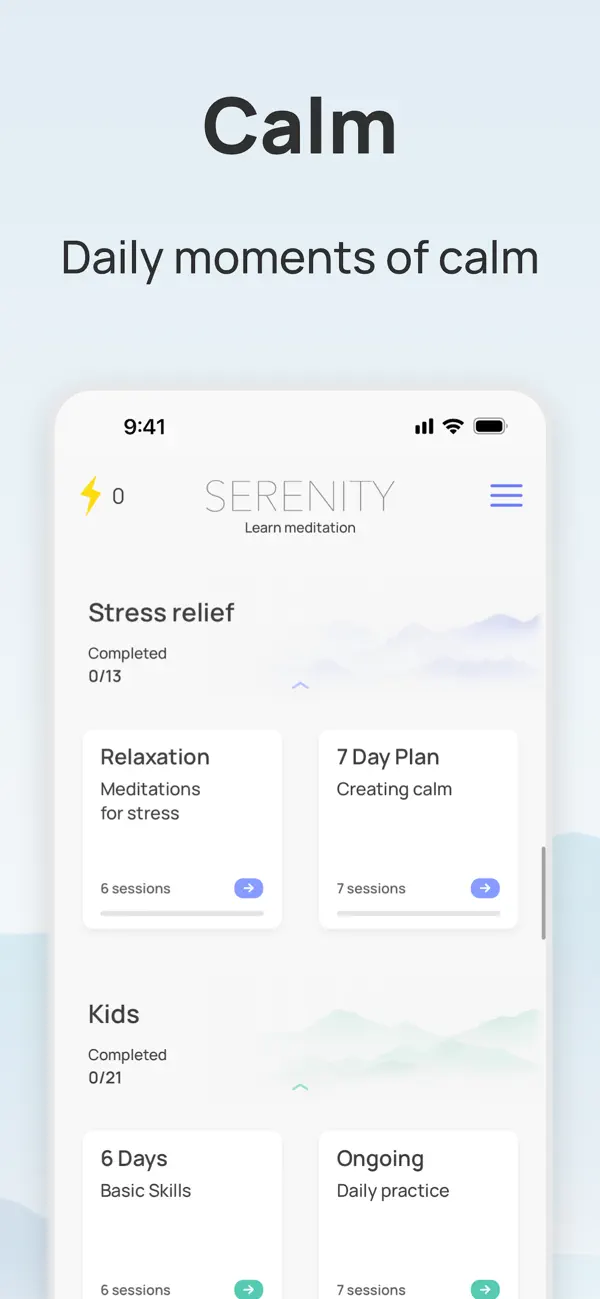 Serenity: Guided Meditation screenshot 5
