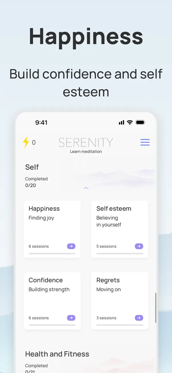 Serenity: Guided Meditation screenshot 2