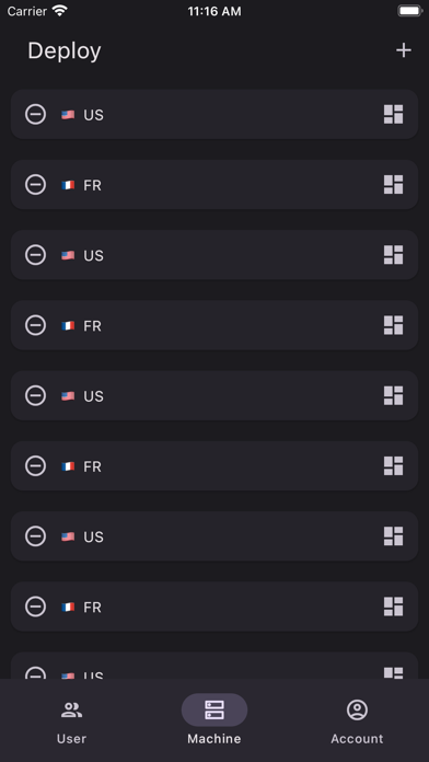 Server Dashboard screenshot 4