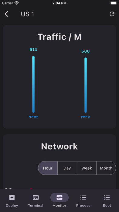 Server Dashboard screenshot 6