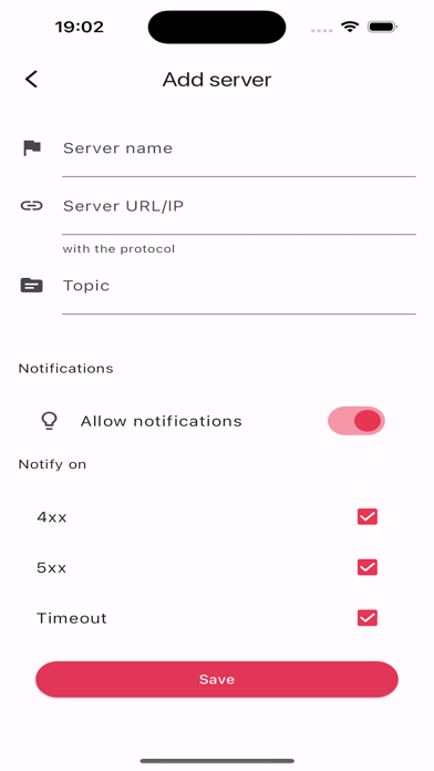 Server Sentinel Uptime Monitor screenshot 1