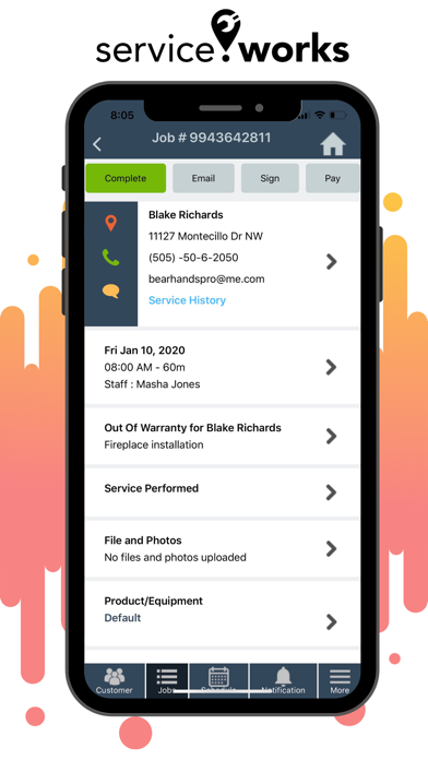 Service Works Pro screenshot 1