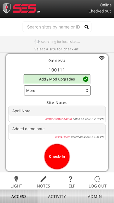 SES Remote Access Control screenshot 3