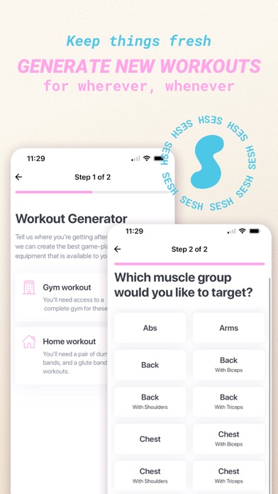 Sesh: Women Fitness & Workouts screenshot 6