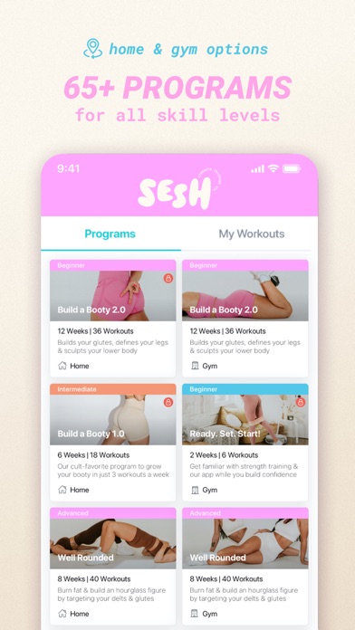 Sesh: Women Fitness & Workouts screenshot 10