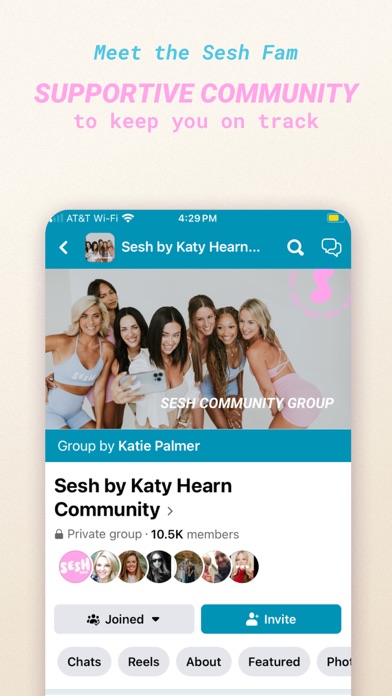 Sesh: Women Fitness & Workouts screenshot 1