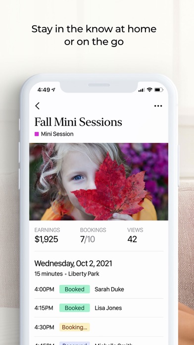 Session - Booking screenshot 1