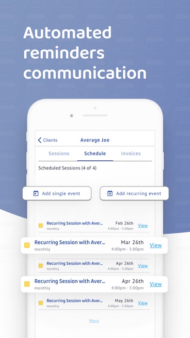 Session Tracker Client Manager screenshot 1