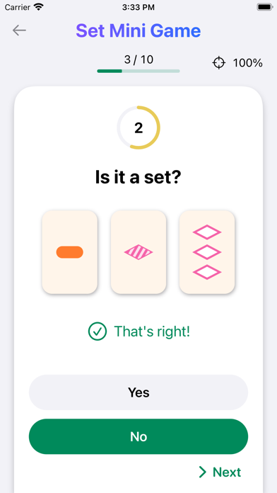 Set Puzzle Game screenshot 1