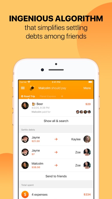 Settle Up - Group Expenses screenshot 2