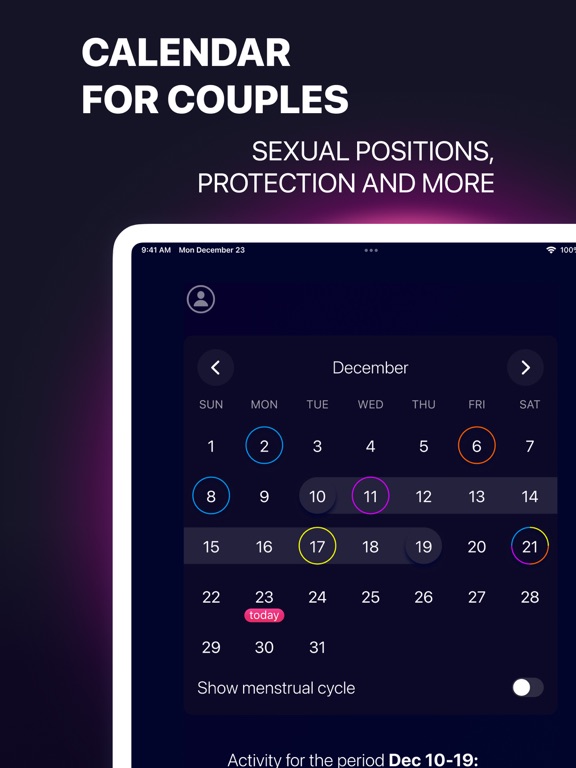 Sexual Activity: Log & Tracker screenshot 7