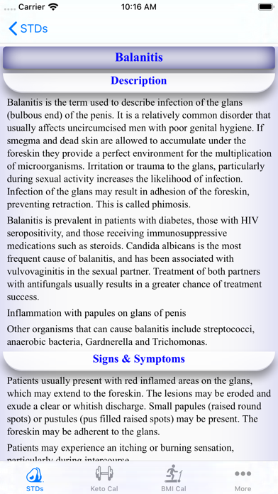 Sexually Transmitted (STDs) screenshot 3