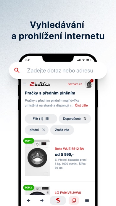 Seznam.cz screenshot 1