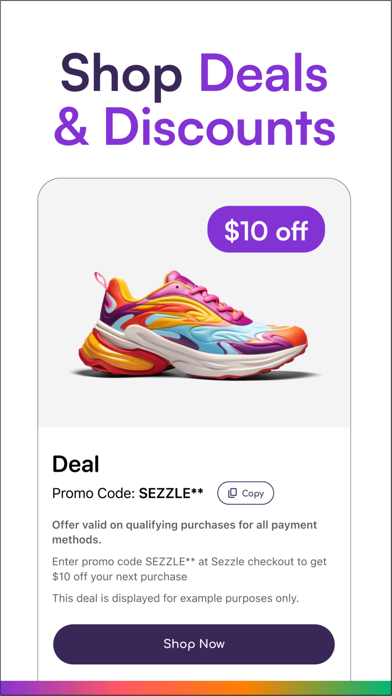 Sezzle - Shop, Save, Earn screenshot 2