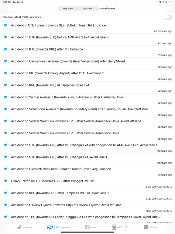 SG Traffic Cameras & Updates screenshot 3