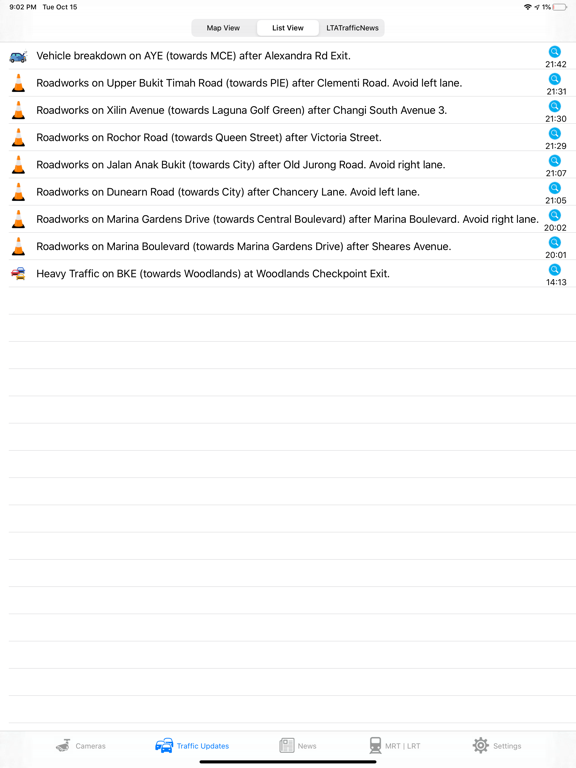 SG Traffic Cameras & Updates screenshot 4