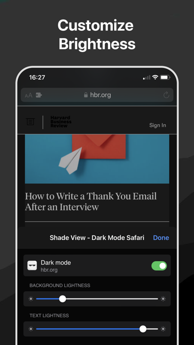 ShadeView Dark Mode for Safari screenshot 2