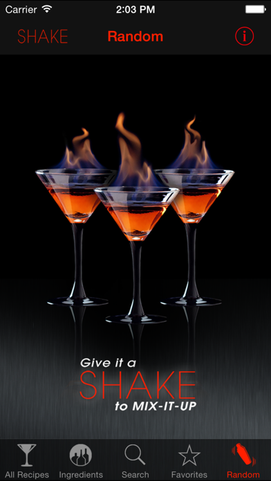 SHAKE: Martini Recipes screenshot 1