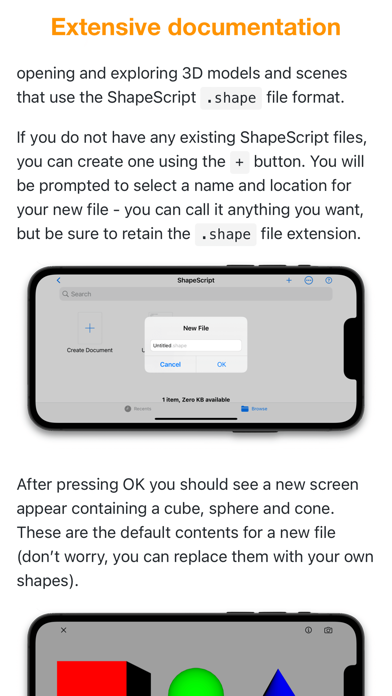 ShapeScript Mobile screenshot 1