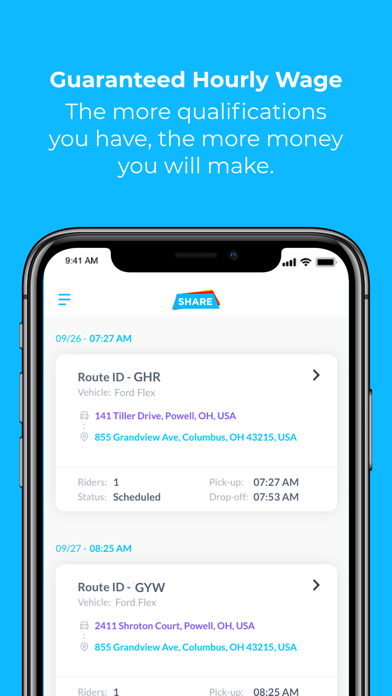 SHARE Transit for Drivers screenshot 3