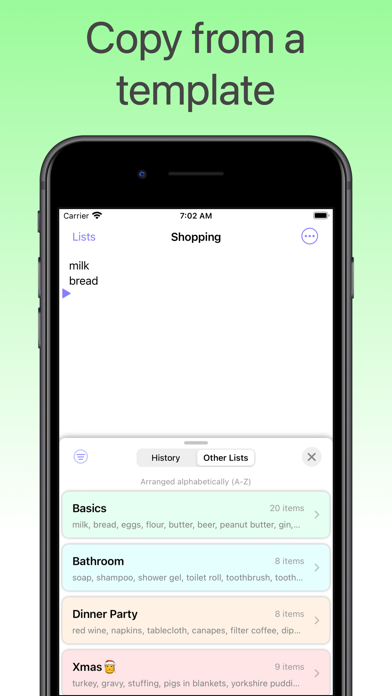 Shared Grocery List Organizer screenshot 3