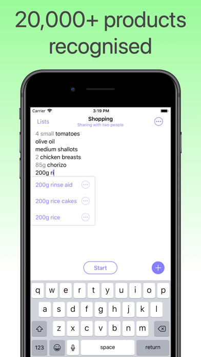 Shared Grocery List Organizer screenshot 1