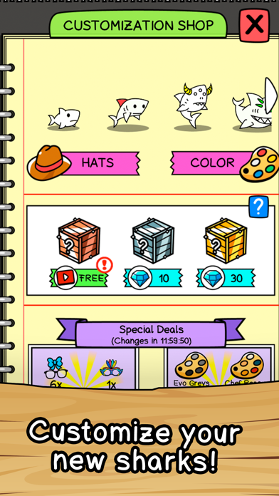 Shark Evolution - Clicker Game screenshot 1
