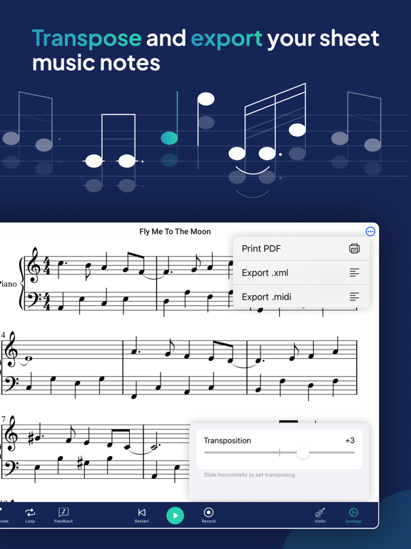 Sheet Music Reader Halbestunde screenshot 4