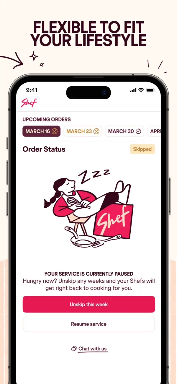 Shef: Local Chef Meal Delivery screenshot 1