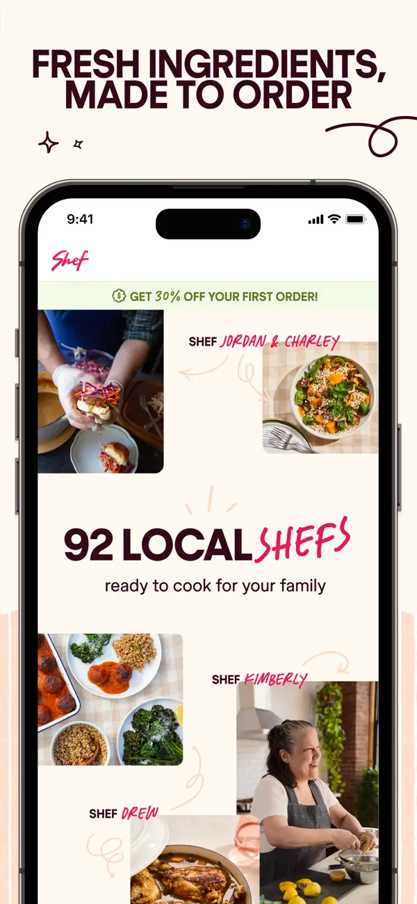 Shef: Local Chef Meal Delivery screenshot 4