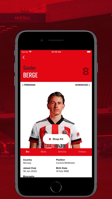Sheffield United Official App screenshot 1