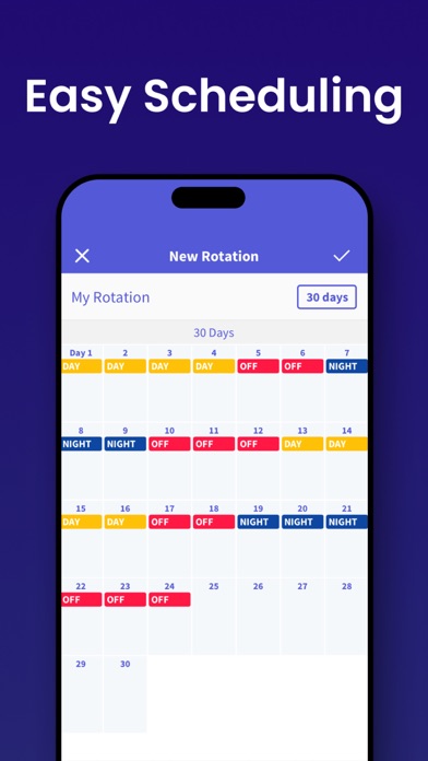 Shift Day Work Calendar: Spoke screenshot 1