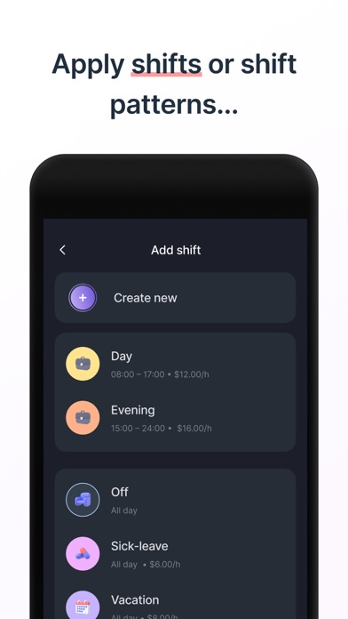 Shift Work Calendar & Schedule screenshot 4