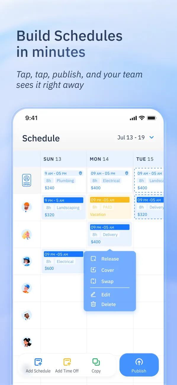ShiftFlow: Track Team Hours screenshot 1