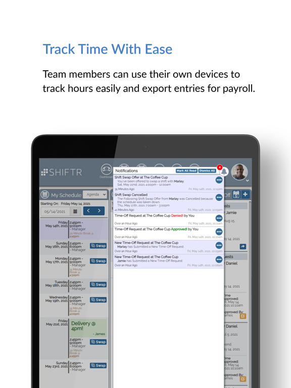 SHIFTR Employee Scheduling screenshot 4