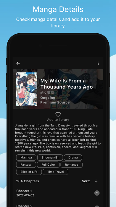 Shimoe Manga Reader screenshot 1