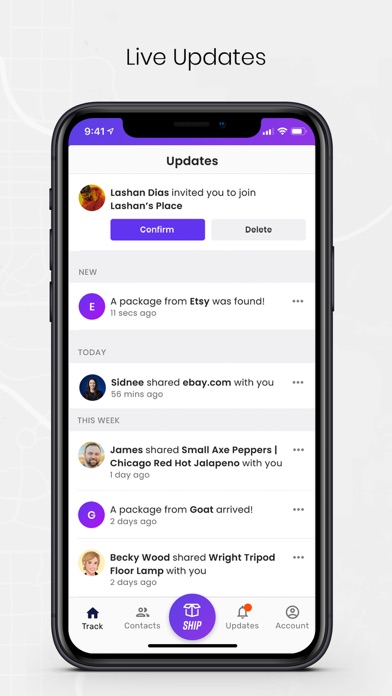 Ship.com: Auto Package Tracker screenshot 2