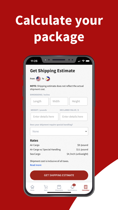 ShippingCart screenshot 1