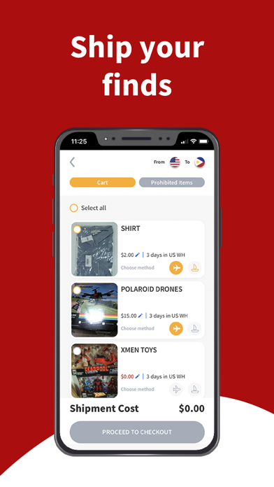 ShippingCart screenshot 3