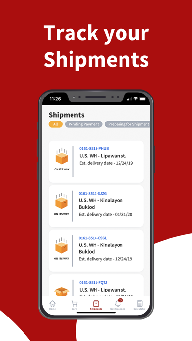 ShippingCart screenshot 2